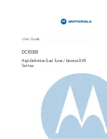 Motorola DCX3300 User Manual preview