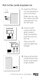 Предварительный просмотр 4 страницы Motorola DEFY Quick Start Manual