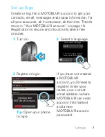 Preview for 9 page of Motorola DEXT Getting Started Manual