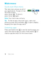 Preview for 20 page of Motorola DEXT Getting Started Manual