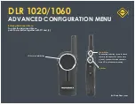 Preview for 8 page of Motorola DLR SERIES Quick Reference Manual