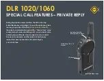 Preview for 25 page of Motorola DLR SERIES Quick Reference Manual