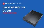 Предварительный просмотр 1 страницы Motorola DOCKCONTROLLER DC-200 Quick Start Manual