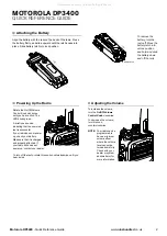 Preview for 2 page of Motorola DP3400 Quick Reference Manual