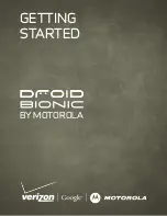 Motorola DROID BIONIC by Getting Started Manual предпросмотр