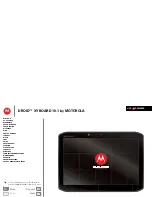 Preview for 1 page of Motorola DROID XYBOARD 10.1 User Manual