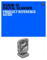 Preview for 1 page of Motorola DS9208-1D Product Reference Manual