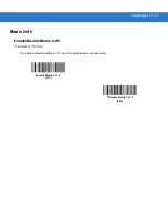 Preview for 281 page of Motorola DS9808 - Symbol - Wired Handheld Barcode Scanner Product Reference Manual