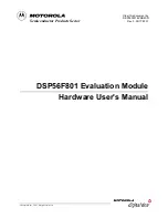 Preview for 1 page of Motorola DSP56F801 Hardware User Manual