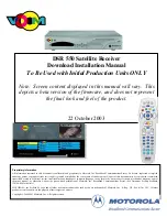 Motorola DSR 550 Installation Manual preview