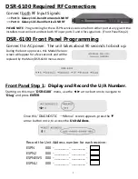 Preview for 3 page of Motorola DSR-6100 Installation Manual