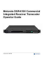 Предварительный просмотр 1 страницы Motorola DSR-6100 Operator'S Manual