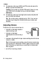 Preview for 22 page of Motorola E1000 - Cell Phone 16 MB Manual