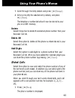 Preview for 64 page of Motorola E360 User Manual