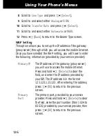 Preview for 127 page of Motorola E360 User Manual