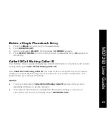 Preview for 33 page of Motorola E52 DIGITAL CORDLESS PHONE-MD7261 User Manual