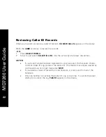 Preview for 34 page of Motorola E52 DIGITAL CORDLESS PHONE-MD7261 User Manual