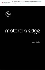 Preview for 1 page of Motorola Edge User Manual