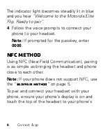 Предварительный просмотр 7 страницы Motorola ELITE FLIP Getting Started Manual