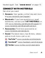 Preview for 22 page of Motorola ELITE FLIP Getting Started Manual