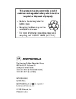 Предварительный просмотр 166 страницы Motorola ELITE Manual