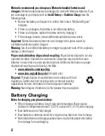 Preview for 4 page of Motorola Entice W766 Manual