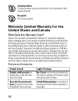 Preview for 14 page of Motorola Entice W766 Manual