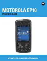 Предварительный просмотр 1 страницы Motorola EP10 Product Manual