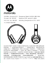 Preview for 1 page of Motorola Escape 220 Quick Start Manual