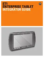 Motorola ET1 Integrator Manual preview