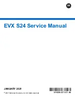 Motorola EVX S24 Service Manual предпросмотр