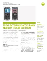 Motorola EWP2000 Product Spec Sheet preview