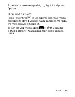 Preview for 27 page of Motorola EX109 User Manual