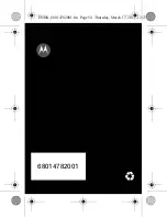 Предварительный просмотр 56 страницы Motorola EX211 User Manual