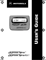 Motorola Express Xtra User Manual preview