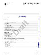 Preview for 3 page of Motorola F3030A Developer'S Manual