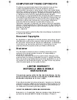 Preview for 5 page of Motorola F5208 User Manual