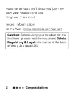 Preview for 4 page of Motorola FINITI Quick Start Manual