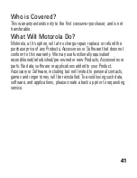 Preview for 43 page of Motorola FINITI Quick Start Manual