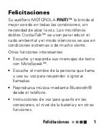 Preview for 51 page of Motorola FINITI Quick Start Manual