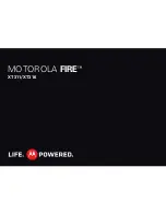 Предварительный просмотр 1 страницы Motorola Fire XT311 User Manual