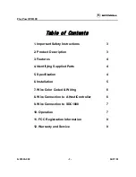 Preview for 2 page of Motorola FlexPass OFR100 Operating And Installation Manual