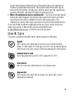 Preview for 17 page of Motorola FLIPSIDE WITH MOTOBLUR - LEGAL GUIDE Manual