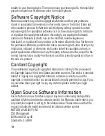 Preview for 20 page of Motorola FLIPSIDE WITH MOTOBLUR - LEGAL GUIDE Manual