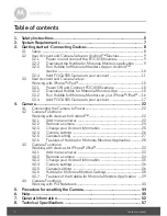 Preview for 4 page of Motorola FOCUS85-B User Manual