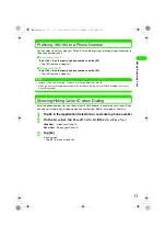 Preview for 73 page of Motorola FOMA M1000 Instruction Manual