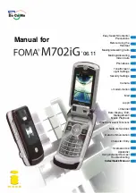 Motorola Foma M702iG Manual preview