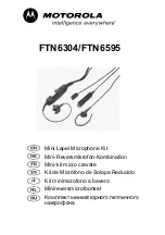 Preview for 1 page of Motorola FTN6304 Manual