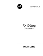 Preview for 2 page of Motorola fx1900xg User Manual