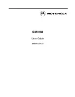 Motorola GM3188 User Manual предпросмотр